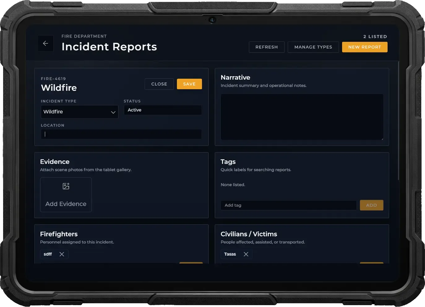 Incident Reports