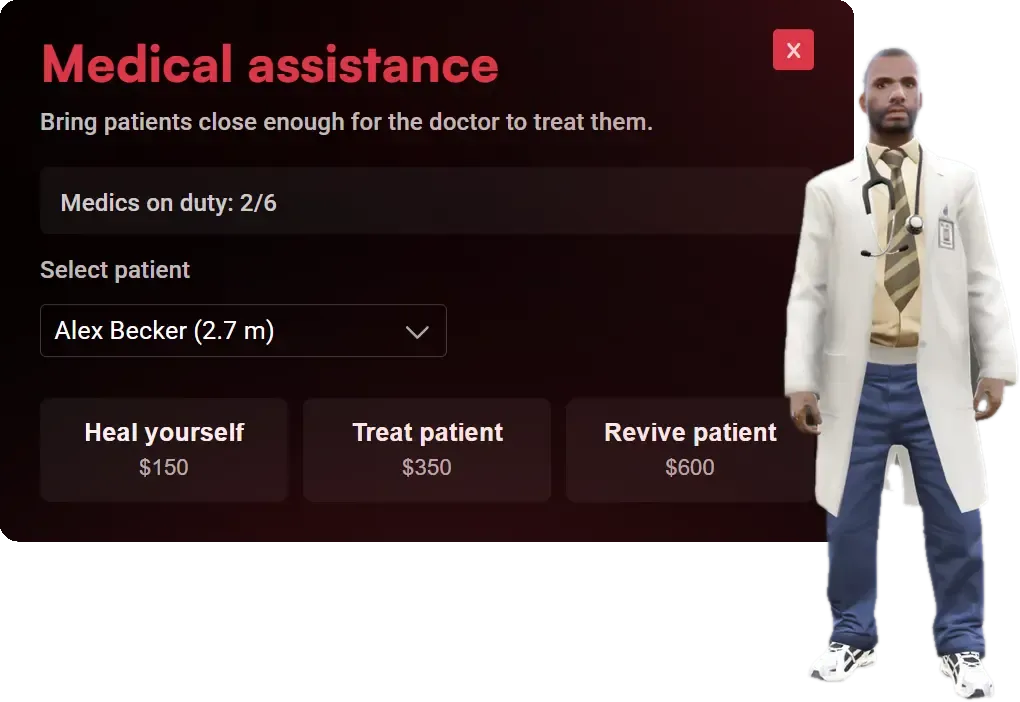 NPC Doctor Coverage