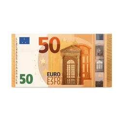 Transparent PNG of the GTA V item 50_euro_bill