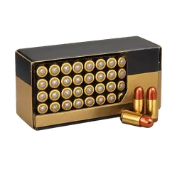 Transparent PNG of the GTA V item a_box_of_9mm_luger_ammo