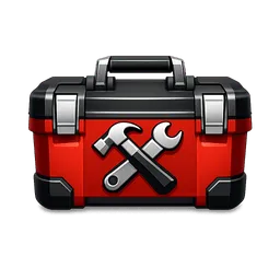 Transparent PNG of the GTA V item a_compact_toolbox_that_u_can_hold_in_your_hand_with_a_hammer_wrench_symbol_cross