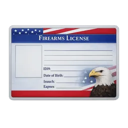 Transparent PNG of the GTA V item a_document_showing_the_firearms_license