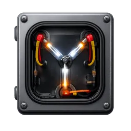 Transparent PNG of the GTA V item a_flux_capacitor_from_back_to_the_future