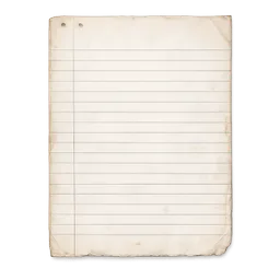Transparent PNG of the GTA V item a_note_that_looks_kind_of_old_but_still_white