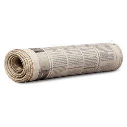 Transparent PNG of the GTA V item a_tube_shaped_newspaper_to_be_thrown