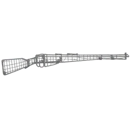 Transparent PNG of the GTA V item a_wireframe_mosin