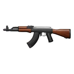 Transparent PNG of the GTA V item ak47