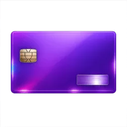 Transparent PNG of the GTA V item bank_card_neon_purple