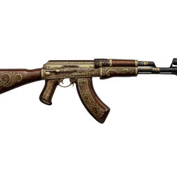 Transparent PNG of the GTA V item baroque_ak_47