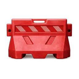 Transparent PNG of the GTA V item barrier_plastic_red