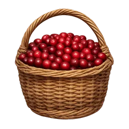 Transparent PNG of the GTA V item basketcranberry
