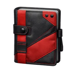 Transparent PNG of the GTA V item berlebensbuch_schwarz_und_rot