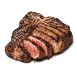 Transparent PNG of the GTA V item bistecca_alla_fiorentina_cucinata_sul_piatto
