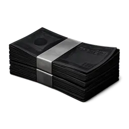 Transparent PNG of the GTA V item black_money_4