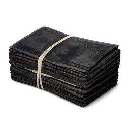 Transparent PNG of the GTA V item black_money_6