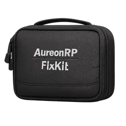 Transparent PNG of the GTA V item black_repair_kit_with_the_text_aureonrp_fixkit_on_the_front