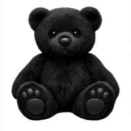 Transparent PNG of the GTA V item black_teddy_bear