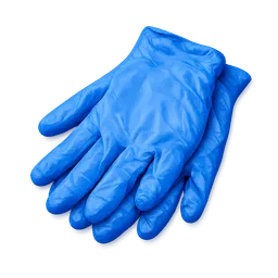 Transparent PNG of the GTA V item blue_nitrile_gloves