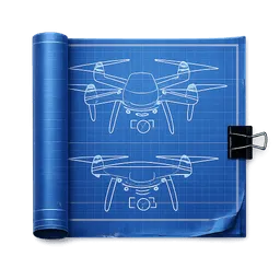 Transparent PNG of the GTA V item blueprint_de_um_drone