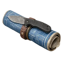 Transparent PNG of the GTA V item blueprint_with_knife