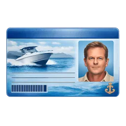 Transparent PNG of the GTA V item boat_license_id_card