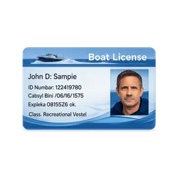 Transparent PNG of the GTA V item boat_license_id_card_with_details_but_not_a_lot_1
