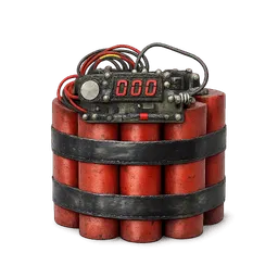 Transparent PNG of the GTA V item bomb