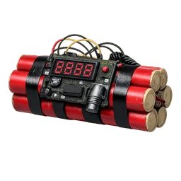 Transparent PNG of the GTA V item bomb_1