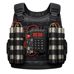Transparent PNG of the GTA V item bomb_vest