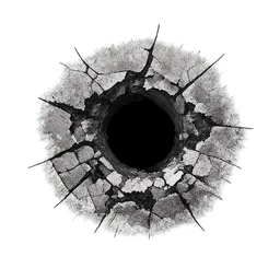 Transparent PNG of the GTA V item bullet_hole
