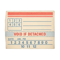Transparent PNG of the GTA V item bus_ticket