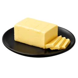 Transparent PNG of the GTA V item butter_on_black_plate
