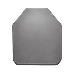 Transparent PNG of the GTA V item call_of_duty_armour_plate_cartoon_with_no_design_blank_canvas_just_all_plain_gre