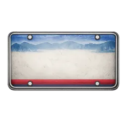 Transparent PNG of the GTA V item car_license_with_cool_details