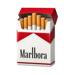 Transparent PNG of the GTA V item cigarettes_label_marlbora_with_open