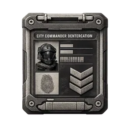 Transparent PNG of the GTA V item city_commander_identification