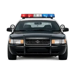 Transparent PNG of the GTA V item classic_amarican_police_car