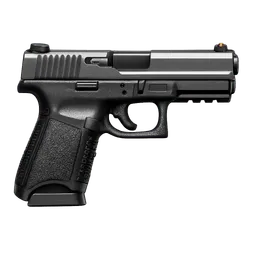 Transparent PNG of the GTA V item combat_pistol_2