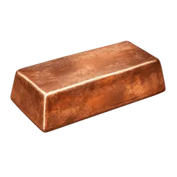 Transparent PNG of the GTA V item copper_ingot_realistic