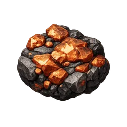 Transparent PNG of the GTA V item copper_ore_1