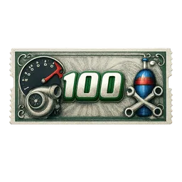 Transparent PNG of the GTA V item coupon_tuning_100