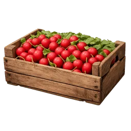 Transparent PNG of the GTA V item crate_radishes