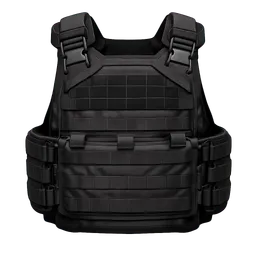 Transparent PNG of the GTA V item create_heavy_armor_vest_black_color