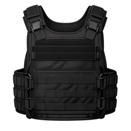 Transparent PNG of the GTA V item create_light_armor_vest_black_color
