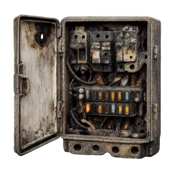 Transparent PNG of the GTA V item damaged_fuse_box