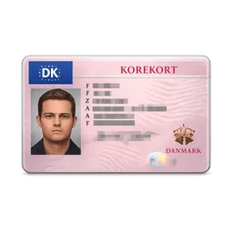 Transparent PNG of the GTA V item danish_driverlicens