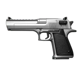 Transparent PNG of the GTA V item desert_eagle_facing_right