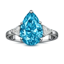 Transparent PNG of the GTA V item diamond_ring_with_blue_diamond_looking_like_from_the_front_not_from_the_top_and