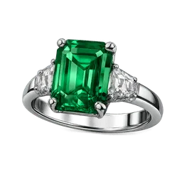 Transparent PNG of the GTA V item diamond_ring_with_green_diamond_looking_like_from_the_front_not_from_the_top_and_1