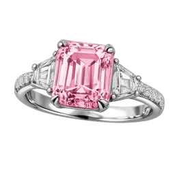Transparent PNG of the GTA V item diamond_ring_with_pink_diamond_looking_like_from_the_front_not_from_the_top_and_1